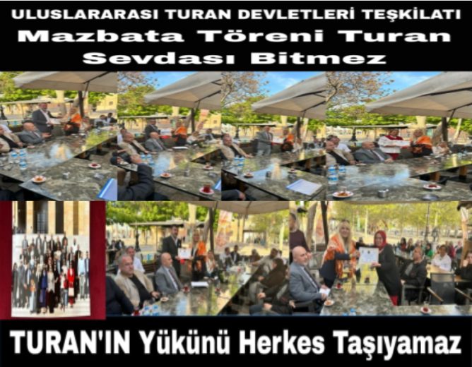 Teşkilatımızın Mazbata Töreni